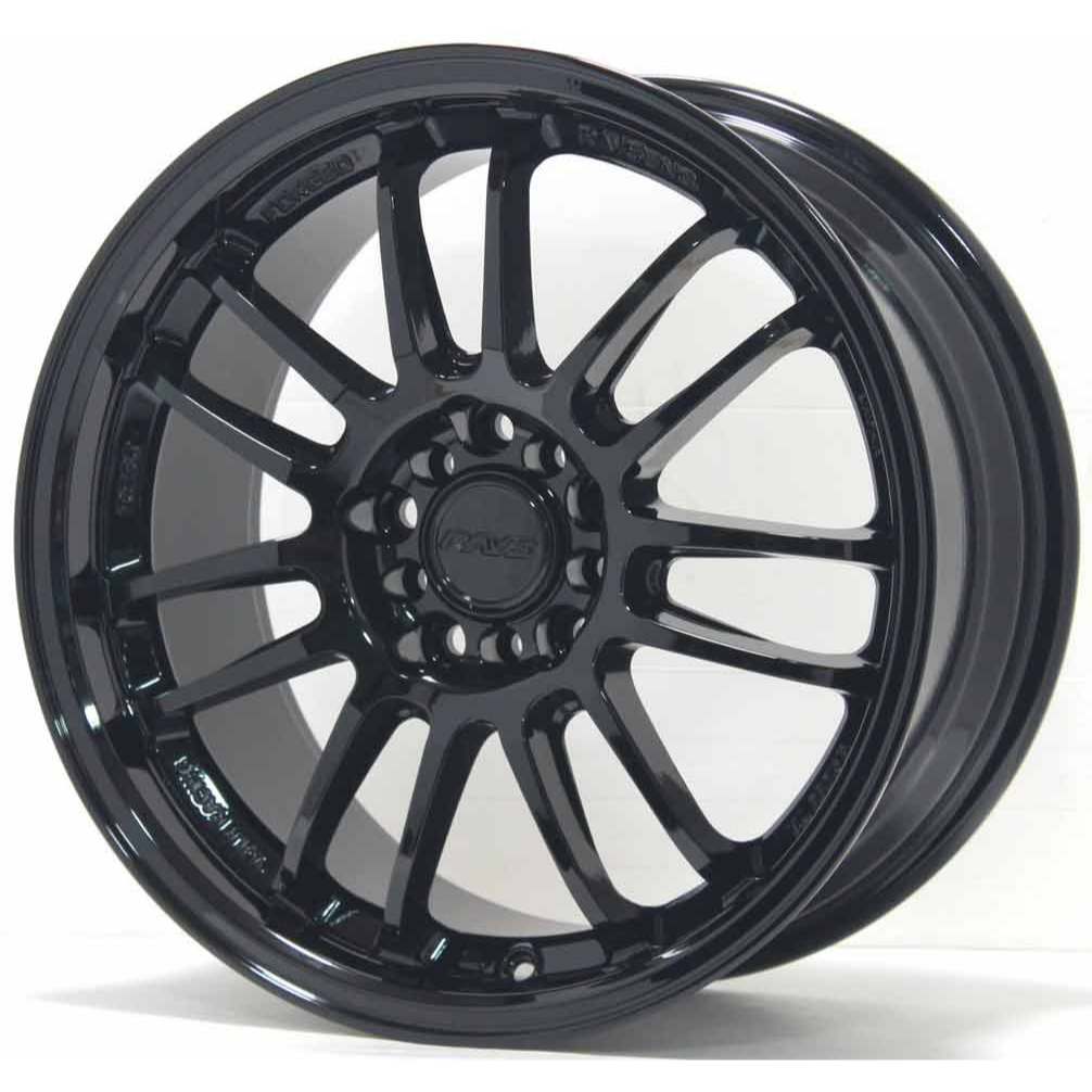 ล้อแม็กใหม่ RE30 5รู100/114 ET35 ดำแวว 8.5-17นิ้ว