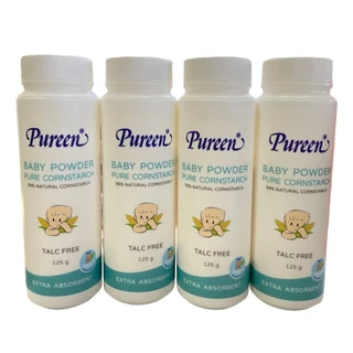 Pureen 1แถม1 แป้งข้าวโพดโรยตัวสำหรับเด็ก เพื่อป้องกันการเป็นภูมิแพ้ของลูกน้อย 125g 2ขวด