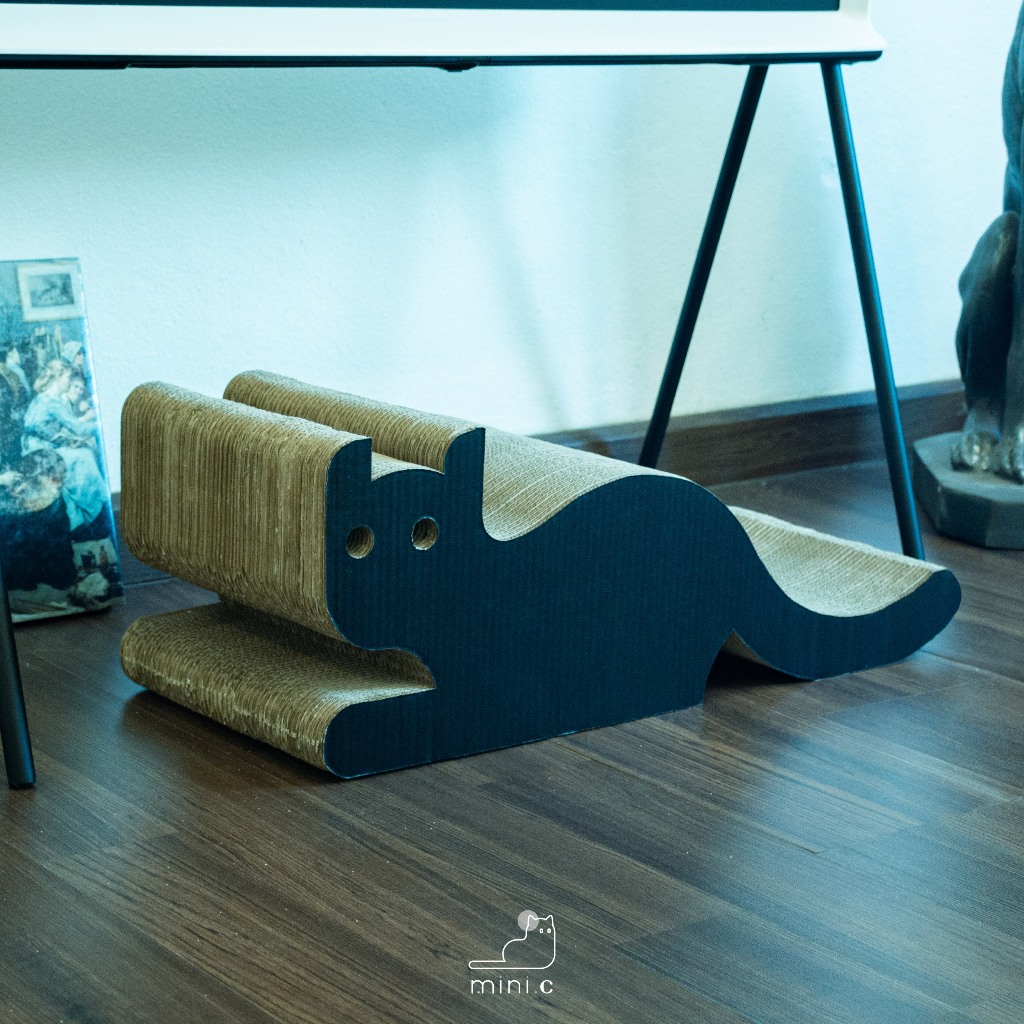 mini.c ที่ลับเล็บแมว PAL Collection รุ่น MAOW DAM ที่ฝนเล็บแมว ของเล่นแมว Cat scratcher