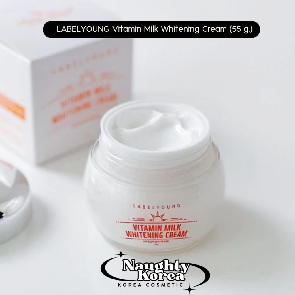 ครีมหน้าสด LABELYOUNG Vitamin Milk Whitening Cream (55 g.)