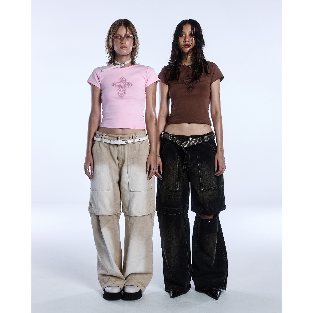fallen angels SAINT TWO-WAY JEANS