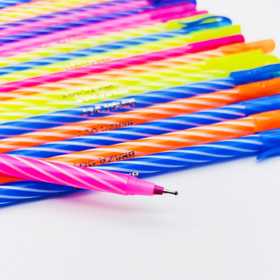 🎀แพ็ค 50 ด้าม ปากกายาวINDIA🎉 ปากกาน้ำเงินลูกลื่นด้ามยาว 0.5 มม. 🎀 เครื่องเขียนสำนักงาน โรงเรียน