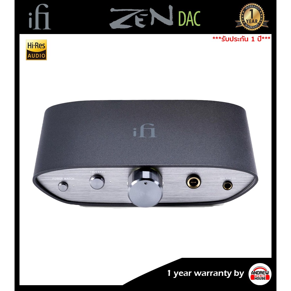 iFi | Audio ZEN DAC V.2 USB DAC + Headphone amp ตั้งโต้ะแบบ USB รองรับระบบเสียง Hi-Res audio ***รับประกันศูนย์ 1 ปี**