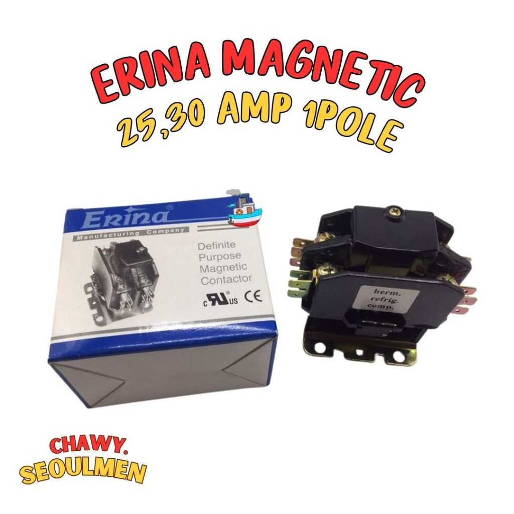 แมกเนติก Megnetic Contactor 20AMP 1POLE 25AMP 1POLE 30AMP 1POLE 30AMP 2POLE