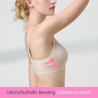 2 ตัว CHERILON เชอรีล่อน บราไร้โครง เสื้อในไร้โครง เสื้อใน บรา ไร้ขอบ รุ่น สบาย ดันอกชิด ผ้านุ่ม ยืดปริงตัวดี CII-BBRA08