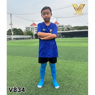 ถุงเท้าฟุตบอล เด็ก ยาวถึงหัวเข่า Victory Junior Calf Cramp Socks / 9 สี