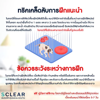 สเปรย์ฝึกสุนัขขับถ่าย ฝึกแมวขับถ่าย สูตรเข้มข้น ฝึกหมาและแมวขับถ่าย เพียงพ่น (เก็บเงินปลายทางได้ ส่งไว) ฝึกสัตว์เลี้ยง