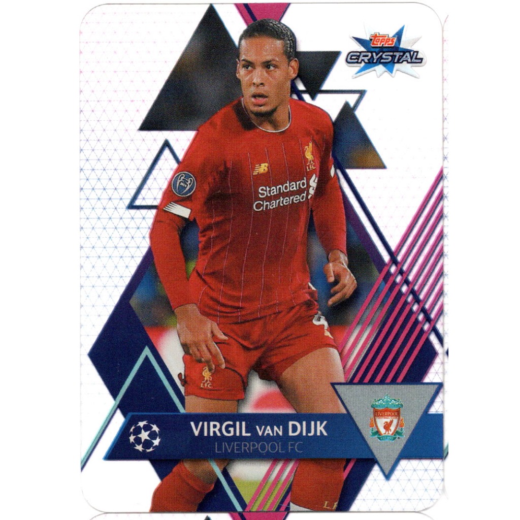 Virgil Van Dijk Liverpool 2019 Topps Crystal UCL#57