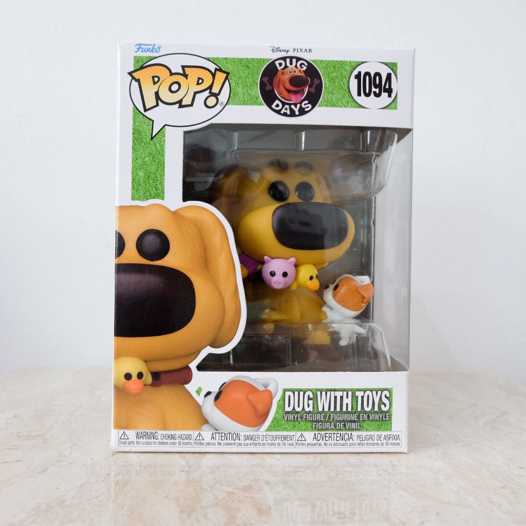 🌸 [Cute] 🌸 Funko Pop Dug Days Dug with Toys ของแท้ กล่อง 8/10 มีตำหนิพลาสติกมีรอยขูดขีด