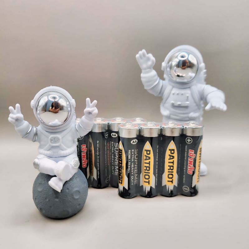 ถ่านดำเจ้าพลัง Patriot "Supreme" size AA แพ็ค 4 ก้อน