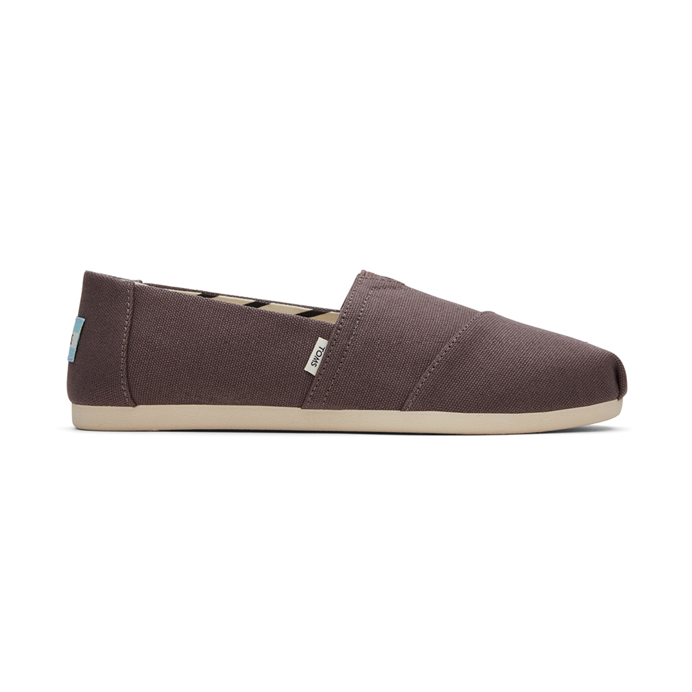 TOMS รองเท้าลำลองผู้หญิง สลิปออน รุ่น Alpargata Ash Recycled Cotton Canvas (CC) รองเท้าลิขสิทธิ์แท้