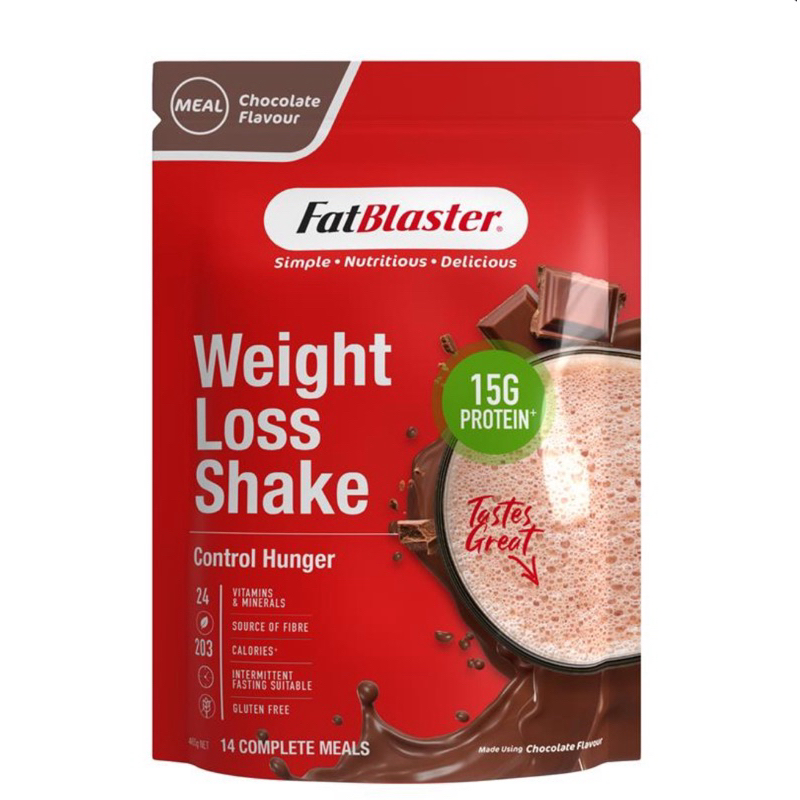 Naturopathica Fatblaster Weight Loss Shake Red Pouch 465g สินค้าพรีออร์เดอร์นะคะ