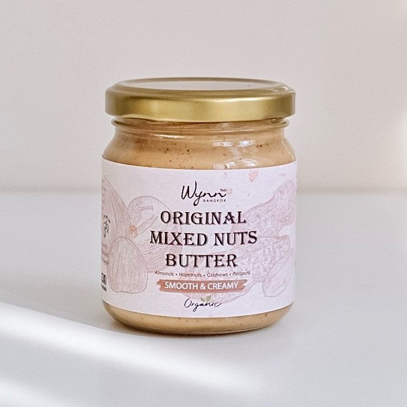 Mixed Nuts Butter 100% (SMOOTH) เนยถั่วรวม รสธรรมชาติ สูตรเนื้อละเอียด