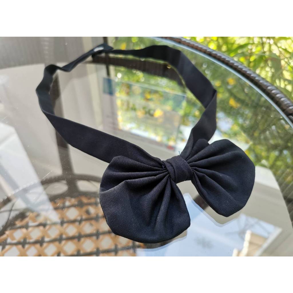 คอซอง ชุดนักเรียน โบว์นักเรียน คอซองมัธยมต้น ม.ต้น เสื้อคอทหารเรือ-พร้อมส่ง - รูปที่ 4