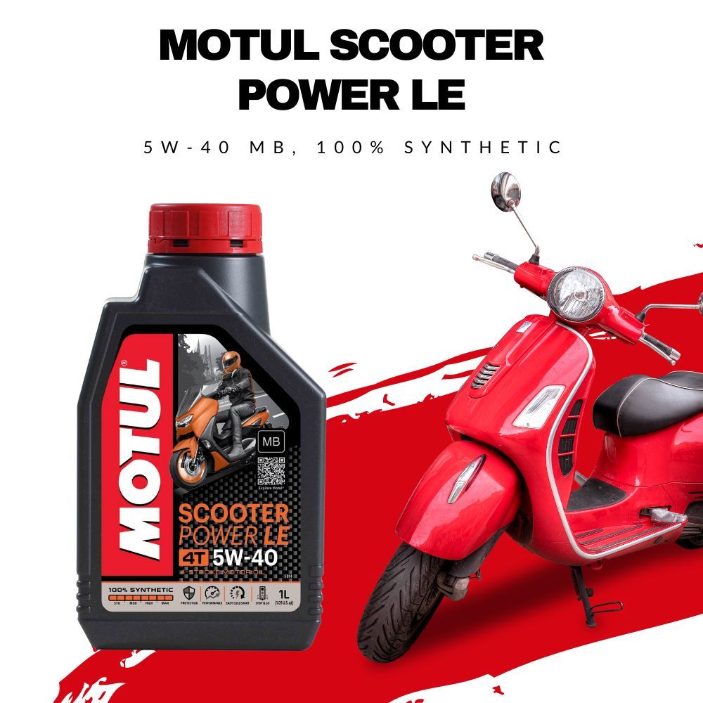 น้ำมันเครื่อง Motul Scooter Power LE 5W-40