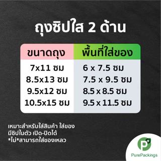 🌈ถุงซิป🌈 แขวนได้ สีใส (50 ใบ) ซองพลาสติก ถุงใส่เครื่องตกแต่ง
