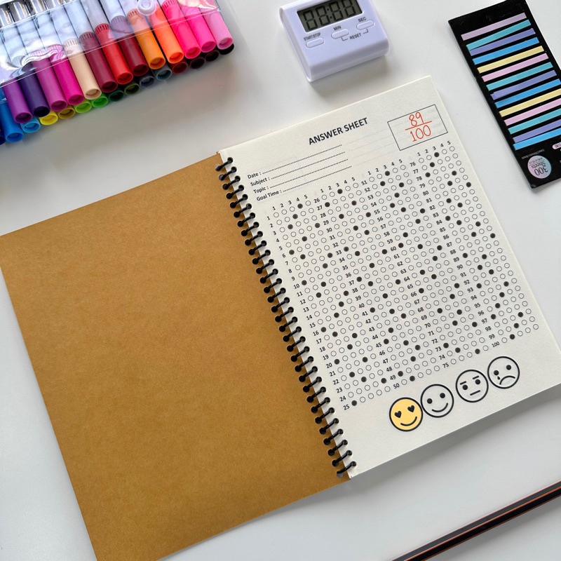 สมุดกระดาษคำตอบ ทหาร answerbook
