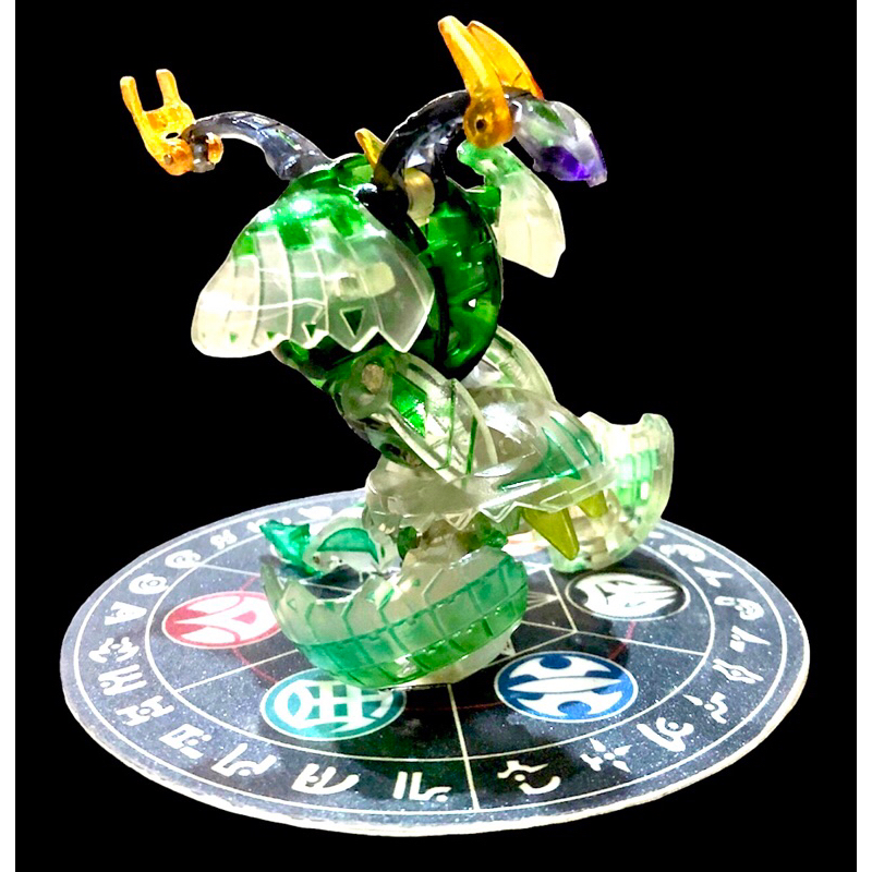 Bakugan New Vestoria Translucent Clear ALTAIR & WIRED LYNC's Combat Set ( Anime Custom Painted ) #บา