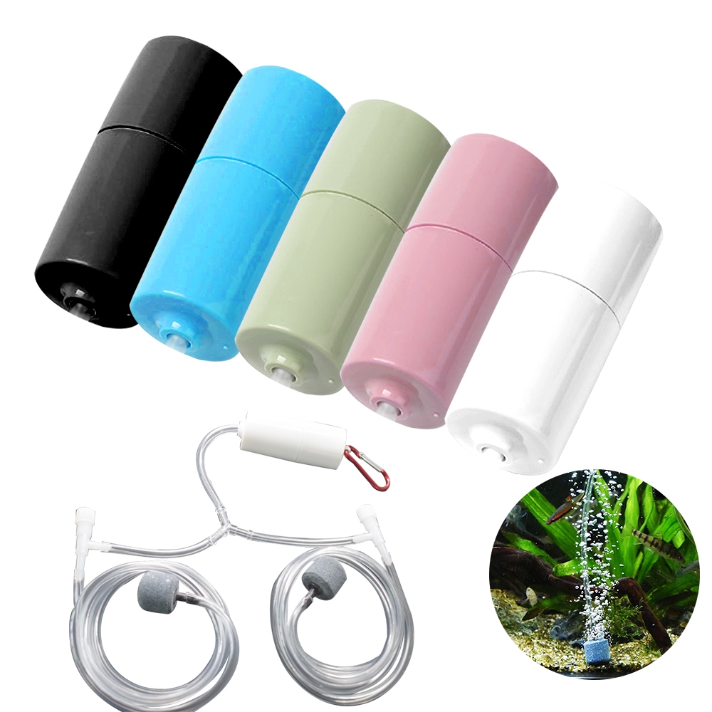 Aquarium ปั๊มออกซิเจน USB Silent Air Compressor Aerator Wild Fishing แบบพกพาขนาดเล็ก Aerator Fish Tank อุปกรณ์เสริม