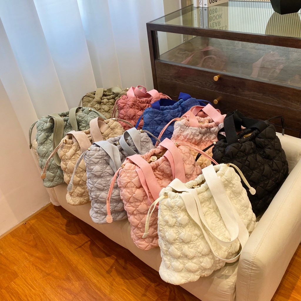 BBG-ZAL กระเป๋าผ้าก้อนเมฆ สะพายข้าง มี 10 สี ปรับรูดได้ กระเป๋าผู้หญิง ทรงก้อนเมฆ จุของได้เยอะ