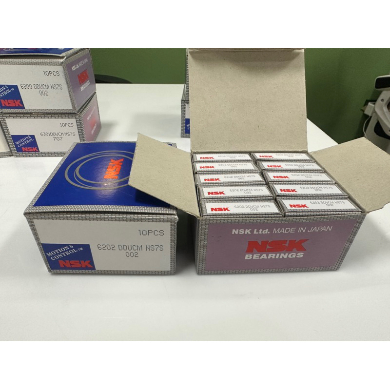 ตลับลูกปืน (10ลูก) NSK 6200 6201 6202 6203 6204 6300 6301 - รูปที่ 4