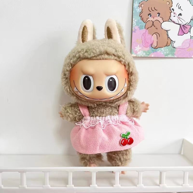 พร้อมส่งจากไทย!!! ชุด Labubu มาการอง ชุดเสื้อผ้าตุ๊กตา Collection วันชิลๆของน้อง ราคา ถูกที่สุด ดีลบีเคเค แกลเลอรีภาพที่ 9