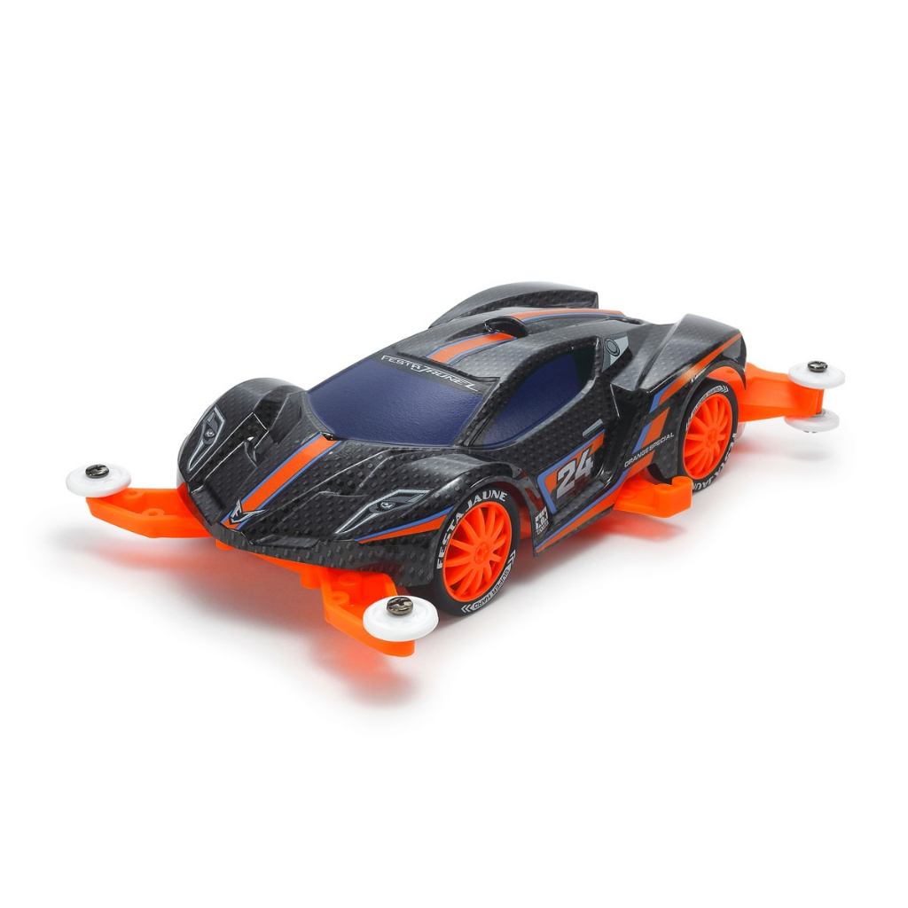 TAMIYA 95658 JR FESTA JAUNE L ORANGE SP. Ma Chassis คาร์บอน