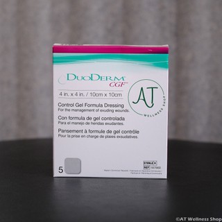 DuoDerm CGF แบบหนา แผ่นแปะแผลกดทับแบบหนา 10x10 ซม. หมดอายุ 05/2028 (ราคาต่อ 1 แผ่น)(Price per 1 sheet)