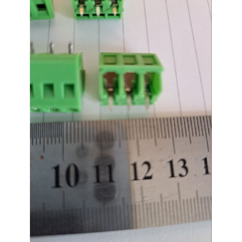 PCB Connector 3 PIN ระยะ Pitch 5.0mm ต่อPCB , ไต้หวัน