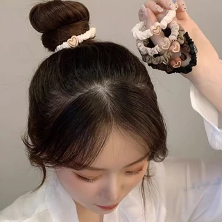 COD❤️1บาทยางรัดผมลายหัวใจความยืดหยุ่นสูงสไตล์เกาหลีแฟชั่นนักเรียนเครื่องประดับผมสำหรับผู้หญิงของขวัญขายส่ง-a.one