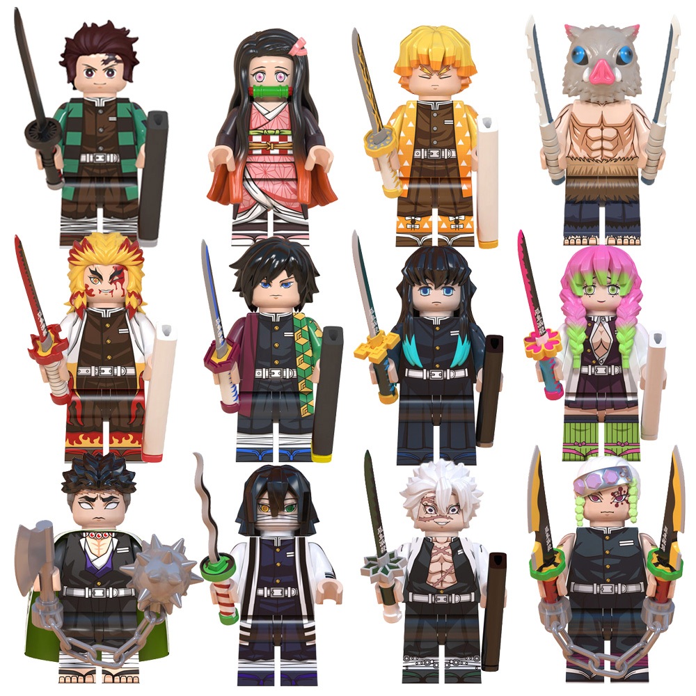 เลโก้ดาบพิฆาตอสูร demon slayer ดาบพิอสูร ดาบพิฆาตอสูร ตัวต่อดาบพิฆาต
