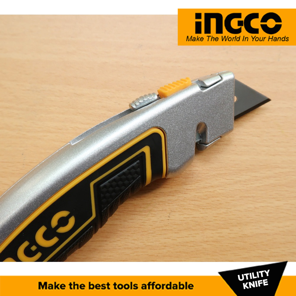 INGCO มีดอเนกประสงค์ พร้อมใบมีด 6 ใบ  รหัส : HUK6128 - รูปที่ 3