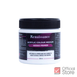 Renaissance Acrylic Color Medium Gesso Primer สื่อผสมสีอะคริ…