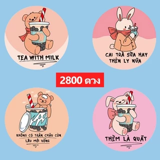 ส่งจากไทย！ฟิล์มฝาแก้วพลาสติก ม้วนฟิล์มซีลฝาแก้ว ชาไข่มุก น้ำปั่น น้ำส้ม น้ำผลไม้ แบบพิมพ์ลาย 3000ดวง
