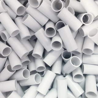 แพ็ค 100 ชิ้น ข้อต่อตรง สวมท่อรอยสาย สี ขาว มี 3 ขนาด 3หุน(3/8") 4หุน(1/2") 6หุน(3/4")