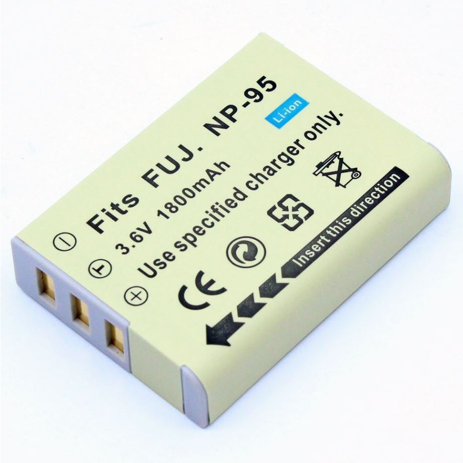 แบตเตอรี่กล้อง FUJI NP-95,NP95 ความจุ 2100mAh สำหรับกล้อง Fuji รุ่น X30, X70, X100, X100S, X100T, X-
