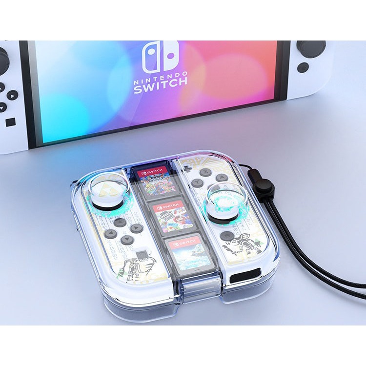 กล่องเก็บJoycon Nintendo Switch/oled กันฝุ่น PC Storage กล่องป้องกันแบบแข็ง