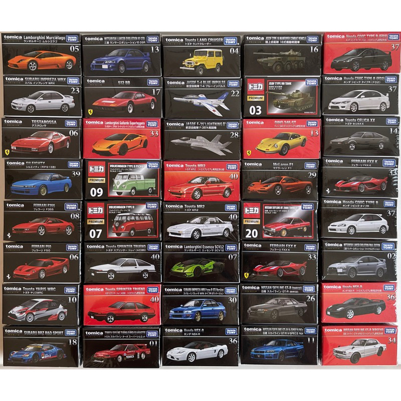 TOMICA PREMIUM TAKARA TOMY TAKARATOMY (ชุดที่ 1) โทมิก้า โทมี่ รถเหล็ก รถของเล่น