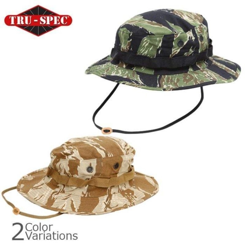 หมวกปีกรอบจาก Tru-Spec USA🇺🇸  รุ่น Tiger Stripe Boonie Hat แท้! หมวกเดินป่า