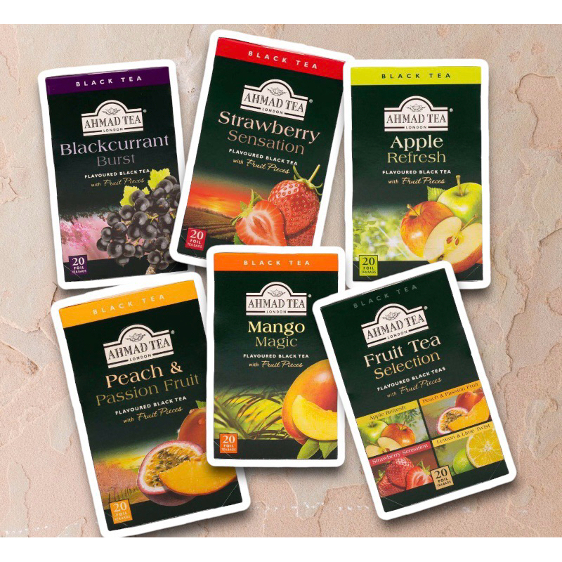 ชากลิ่นผลไม้ Ahmad Tea London การันตีความอร่อย