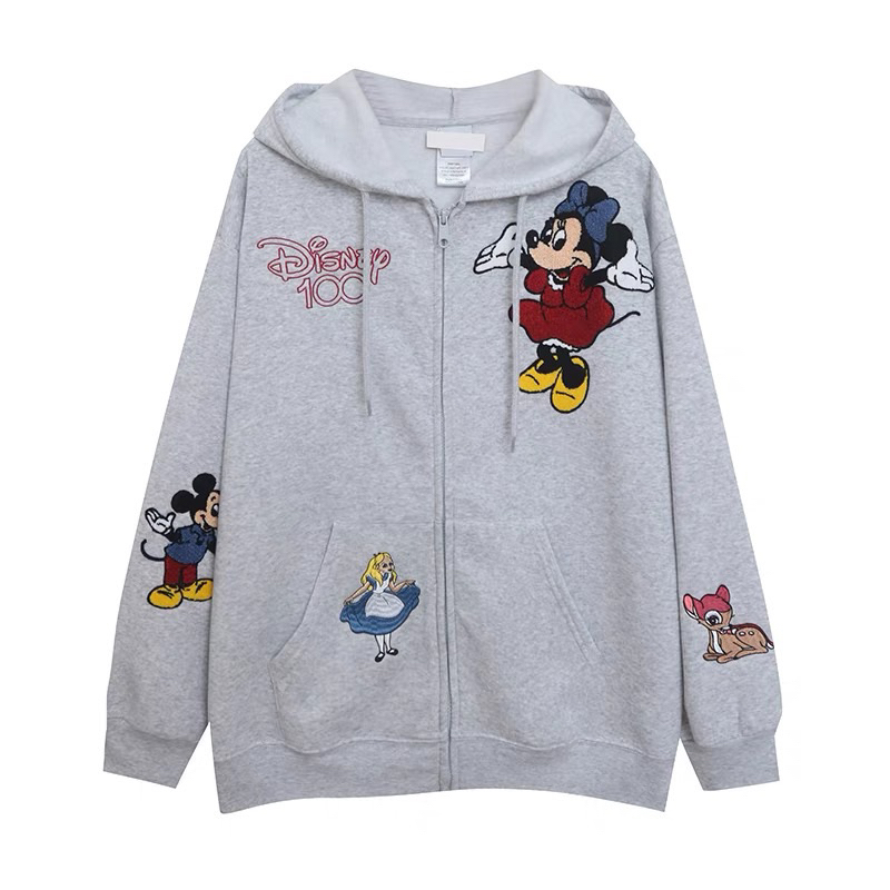 Minnie &MICKEY hoodie มินนี่ เม้าส์ ฮู้ด minnie mouse แบรนด์ Disney แท้ % (TS286)
