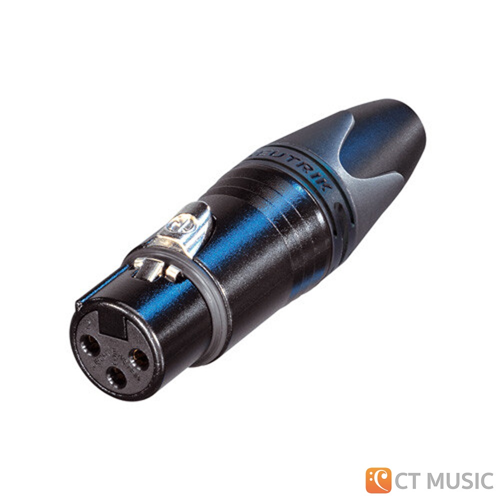 [ส่งด่วน] Neutrik นิวทริค NC3FXX-B, NC3 หัว XLR ตัวเมีย  หัวแคนนอล ของแท้ 100%
