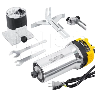 DELTON เครื่องเซาะร่อง เร้าเตอร์ ทริมเมอร์ 820 วัตต์ 1/4 นิ้ว รุ่น ETD-370 ฟรี!! ดอกทริมเมอร์ ขนาด 1/4 นิ้ว 12 ตัว