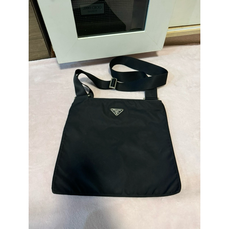 กระเป๋า PRADA Tessuto Nylon Crossbody Bag (Unisex) มือสอง ของแท้💯