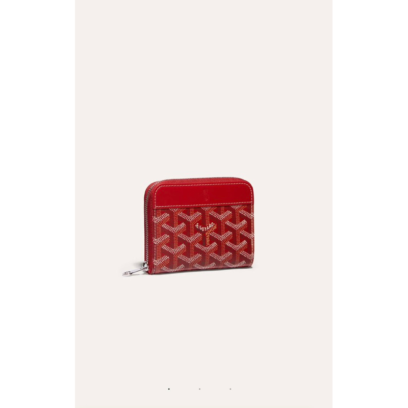 (พร้อมส่ง) New! Goyard Matignon PM Wallet สีแดง กระเป๋าสตางค์ Fullset with receipt ของแท้ 💯
