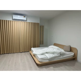 🛏️Po Furniture เตียงมินิมอล 5 ฟุต ฐานสูง 150 mm. เรียบง่ายดูดีเข้าได้กับห้องหลายสไตล์ 🛏️**สินค้าประกอบเอง**