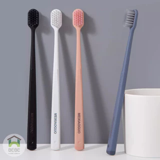แปรงสีฟัน ญี่ปุ่น แปรงสีฟันระดับพรีเมี่ยม ขนนุ่ม หัวกว้าง นุ่ม 4 สี ทำความสะอาดฟันลึกลงไป
