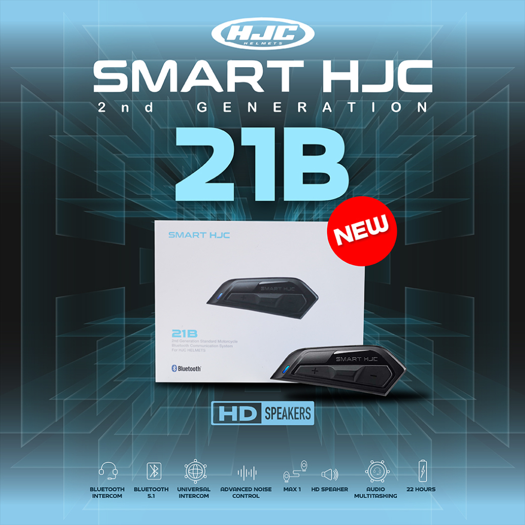 บลูทูธติดหมวก SMART HJC รุ่น 21B