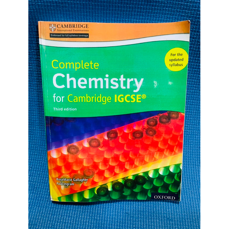 cambridge complete chemistry for cambridge igcse💥เล่มซี