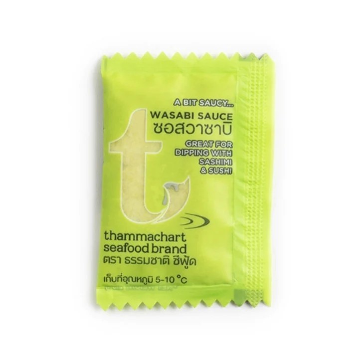 ซอสธรรมชาติซีฟู้ด Thammachart Seafood Sauce (น้ำจิ้มซีฟู้ด, เทริยากิ, โชยุ, วาซาบิ Seafood Sauce Ter